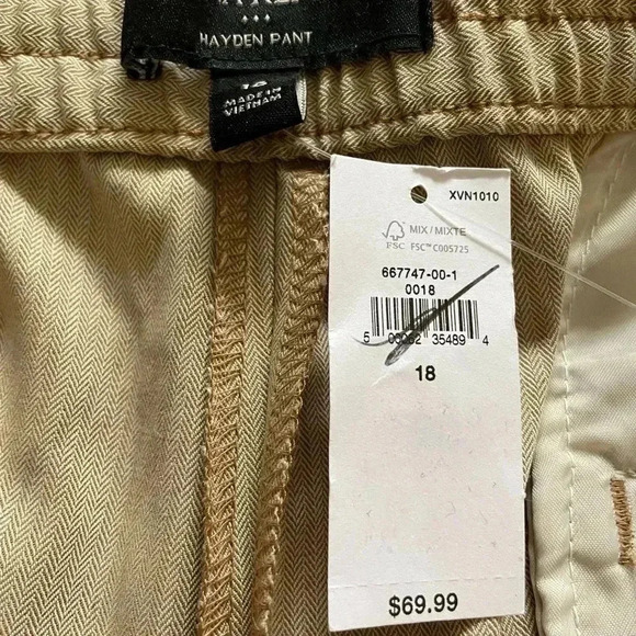 Banana Republic beige Hayden Taper  pants size 18 - Picture 4 of 10